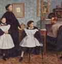 Портрет семьи Беллели. 1860-1862 - 200 x 253 см Холст Импрессионизм Франция Париж. Музей Орсэ