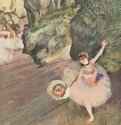 Танцовщица с букетом цветов (звезда балета) - 1878 *81 x 66 смПастельИмпрессионизмФранцияПариж. Частное собрание