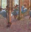 Танцовщицы в фойе - 1887-1890 *75 x 90 смХолст, маслоИмпрессионизмФранцияКопенгаген. Новая Глиптотека Карлсберга