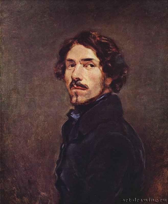 Делакруа, Эжен-Фердинанд-Виктор: Автопортрет, 1860.