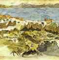 Бухта Танжера в Марокко - Вторая треть 19 века13 x 18 смАкварельРомантизмФранцияПариж. Лувр