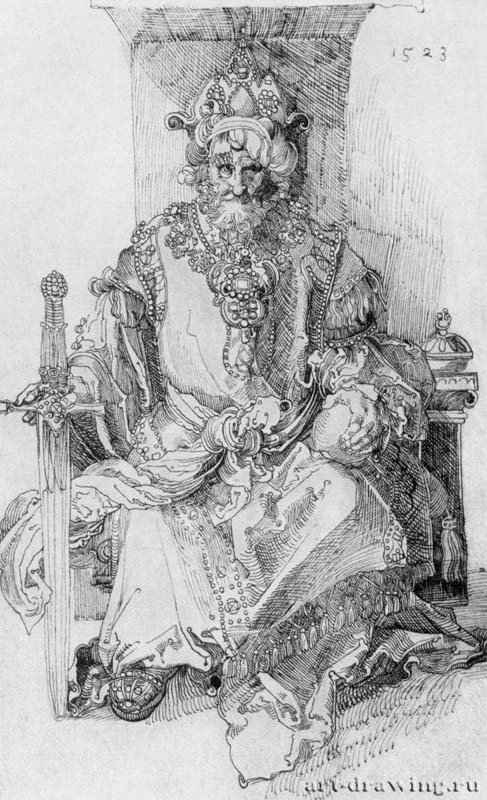 Турецкий император. 1495 - 30,8 x 19,7 Перо на бумаге Собрание Райтлингер Лондон
