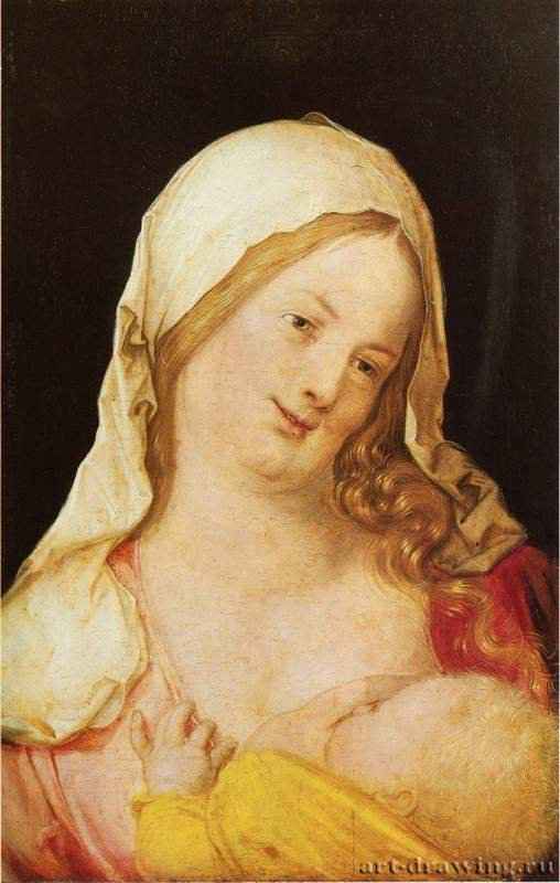 Мария с младенцем - 1500-1503 *24 x 18 смДеревоВозрождениеГерманияВена. Художественно-исторический музей
