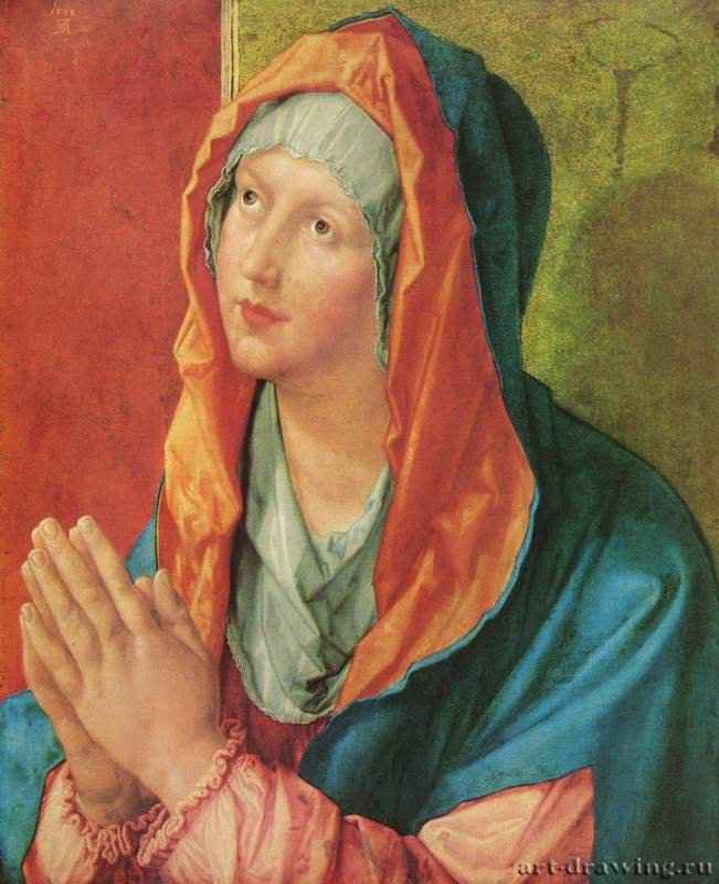 Молящаяся Мария - 151853 x 43 смДеревоВозрождениеГерманияБерлин. Картинная галерея