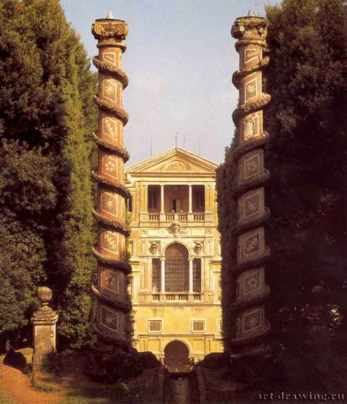 Джакомо делла Порта: Вилла Альдобрандини 1598-1603.