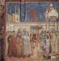 Цикл фресок о жизни св. Франциска Ассизского. Празднование Рождества в лесу Греччо - 1296-1298ФрескаГотика, раннее ВозрождениеИталияАссизи. Сан Франческо, верхняя церковь