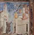 Цикл фресок о жизни св. Франциска Ассизского. Изгнание бесов из Ареццо - 1296-1298ФрескаГотика, раннее ВозрождениеИталияАссизи. Сан Франческо, верхняя церковь