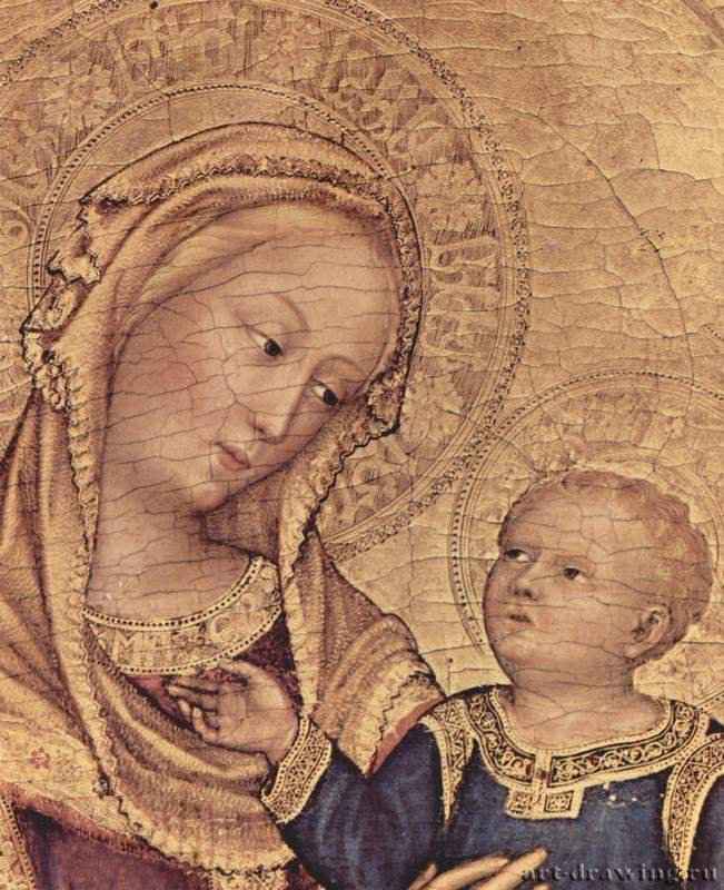 Мадонна. Фрагмент - 1420-1427ДеревоГотикаИталияВашингтон. Национальная картинная галерея