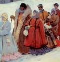 Семья, 1907 г. - Холст, масло; 152 х 239 см. Москва. Государственная Третьяковская галерея.