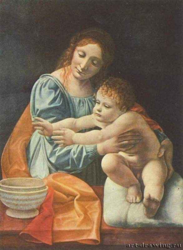 Мария с Младенцем. 1500 * - 83 x 63,5 смДеревоВозрождениеИталияБудапешт. Венгерский музей изобразительных искусств