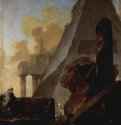 Руины и пирамида. 1754 - 74 x 62 смХолст, маслоБароккоФранцияАнже. Музей изящных искусств