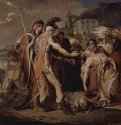 Король Лир оплакивает Корделию. 1786-1788 - 269 x 367 смХолст, маслоКлассицизмВеликобританияЛондон. Галерея Тейт