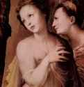 Сошествие во ад. Деталь: Ева. 1530-1535 - ДеревоМаньеризмИталияСиена. Национальная пинакотека