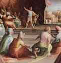 Фрески палаццо Бинди Сегарди, Сципион со своими солдатами. 1524-1525 * - 100 x 130 смФрескаМаньеризмИталияСиена. Палаццо Казини Казуччини