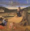 Христос на Елеонской горе. 1465-1470 * - 81 x 127 смДеревоВозрождениеИталияЛондон. Национальная галерея