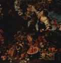 Цветы и фрукты. 1689 - 179 x 218,5 смХолст, маслоБароккоГерманияСанкт-Петербург. Государственный Эрмитаж