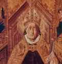Св. Доминик на троне с семью главными добродетелями. Деталь. 1474-1477 - 242 x 130 смДеревоПоздняя готикаИспанияМадрид. Прадо