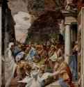 Воскрешение Лазаря. 1540 - ФрескаМаньеризмИталияКремона. Сан Сигизмондо