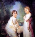 Дети с барашком. 1790 - 60 x 47 смХолст, маслоРоссияРязань. Рязанский областной художественный музей