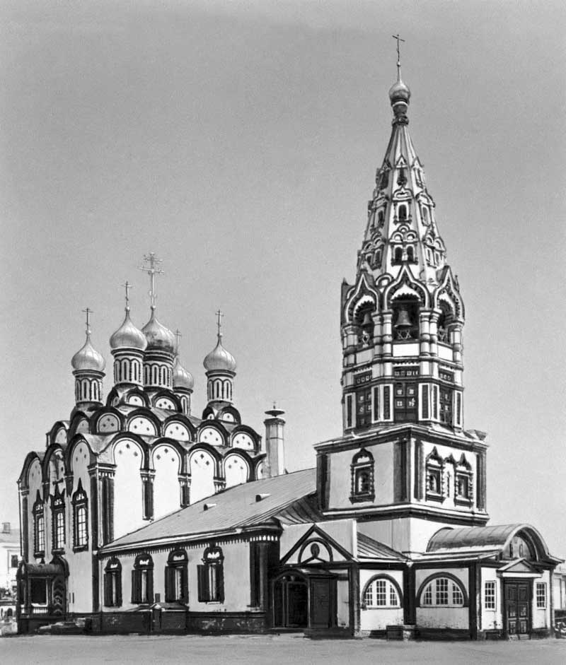  Москва. Церковь Николы в Хамовниках. 1679 - 1680.